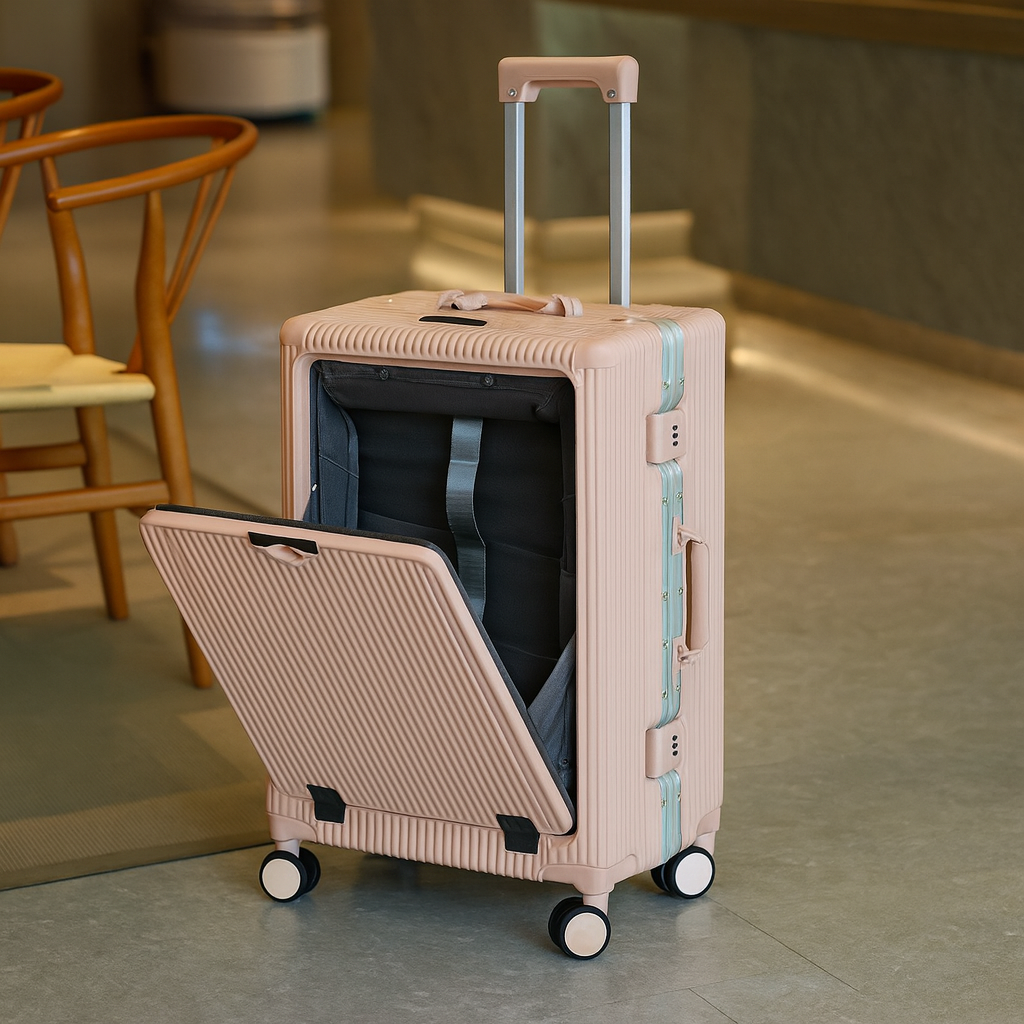 KO-KU AIRFRONT™ – Valigia Smart Con Apertura Frontale