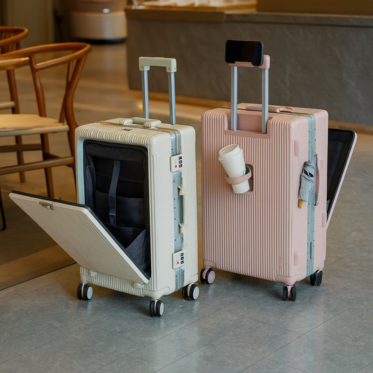 KO-KU AIRFRONT™ – Valigia Smart Con Apertura Frontale